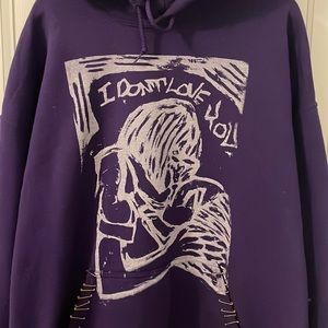 Handprinted Custom Hoodie!